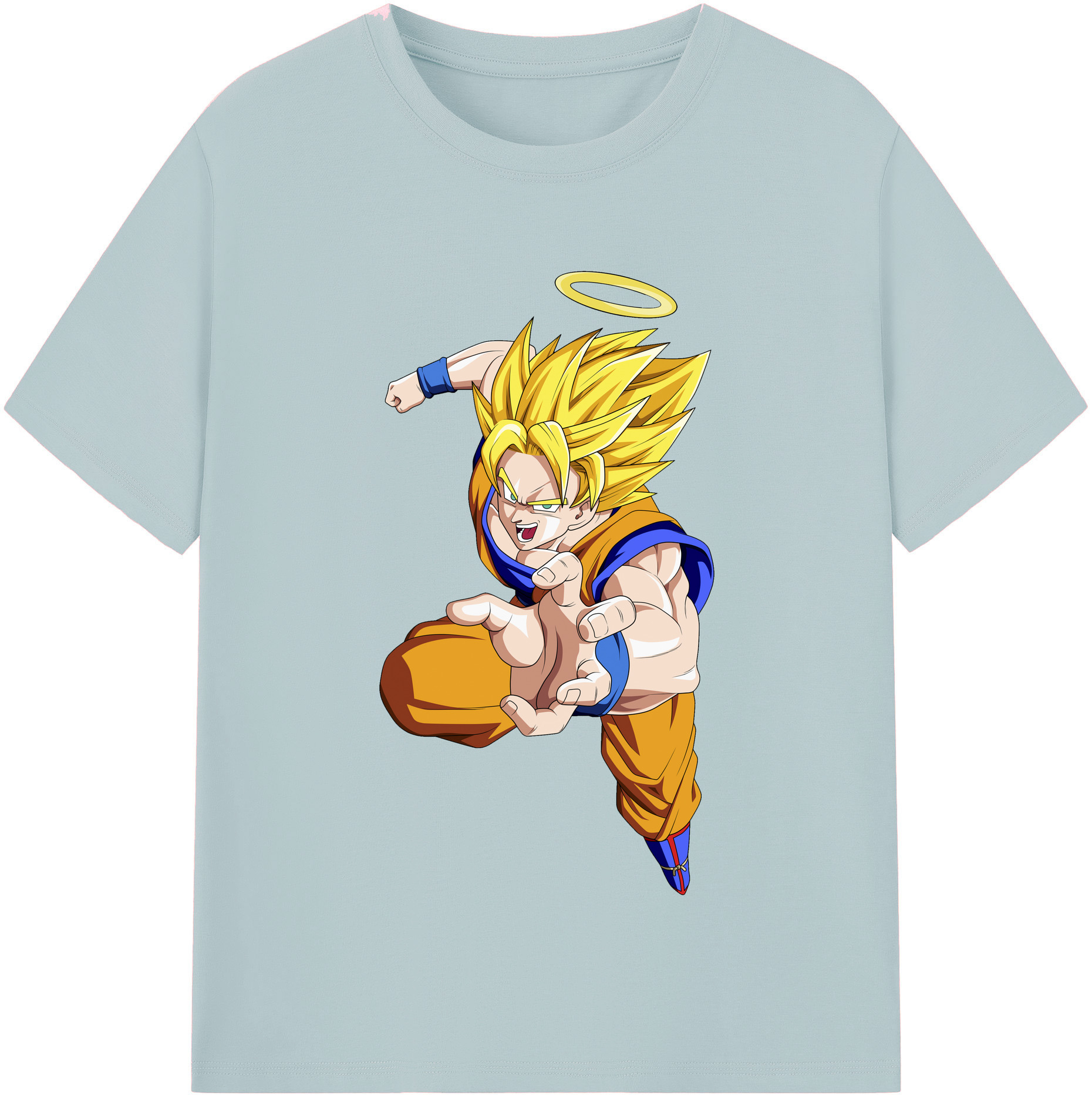 （画像用） ドラゴンボール 孫悟空（そん ごくう）Son Goku カカロット DRAGON BALL Kakarotto 綿100％半袖Tシャツ（フロントプリント）